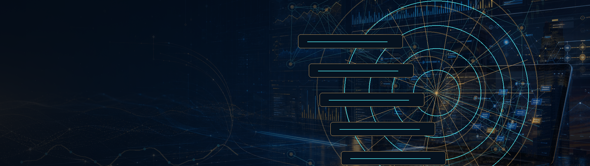AI fintech technology banner